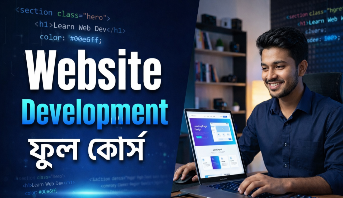Website Development Course Bangla - ওয়েব ডেভেলপমেন্ট কোর্স