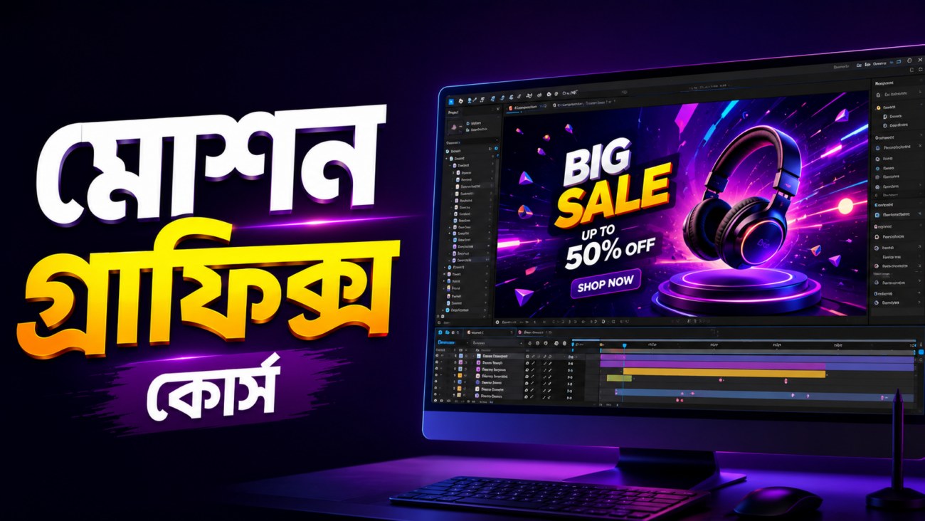 মোশন গ্রাফিক্স বাংলা কোর্স