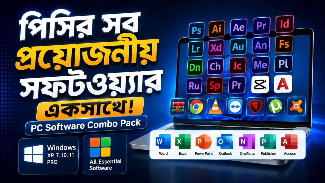 PC Software Combo Pack - all essential PC software bundle
