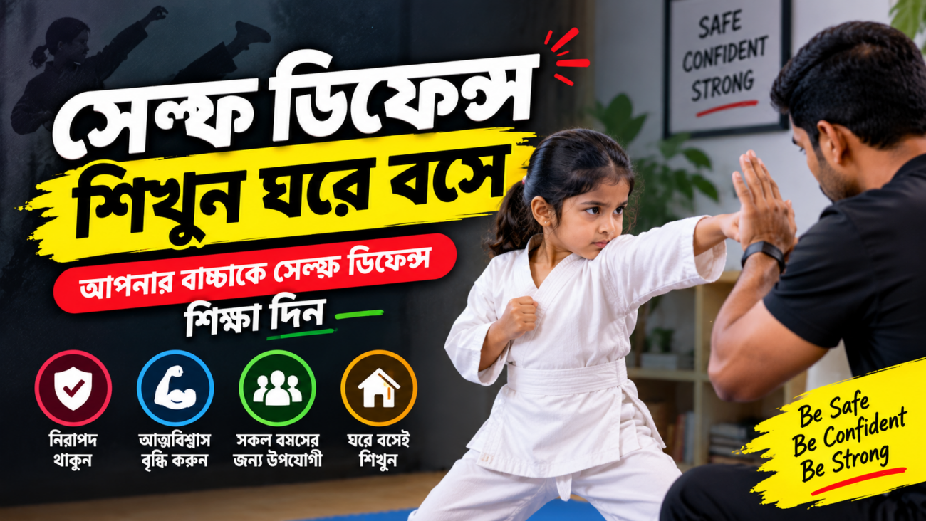 Self Defence Techniques – ঘরে বসে সেল্ফ ডিফেন্স শিখুন